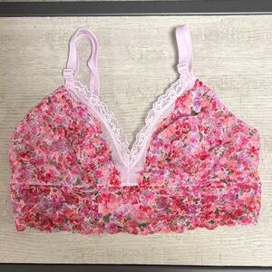 PINK Victoria’s Secret Lace Bralette in Floral Print XS
